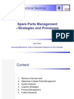 2005 Juan Zhao - Spare Parts Management