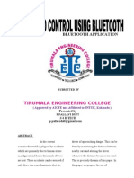 Tirumala Engineering College: Bluetooth Application