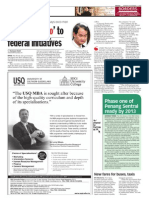 TheSun 2008-11-03 Page16: Perak Says "NO" To Federal Initiatives