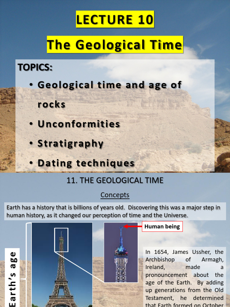 Lecture 10 The Geological Time Pdf