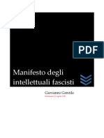 Gentile - Manifesto Degli Intellettuali Fascisti