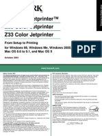 Z13 Color Jetprinter™ Z23 Color Jetprinter Z33 Color Jetprinter