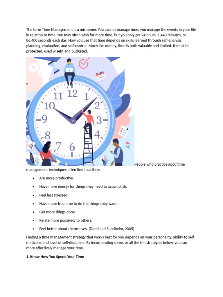 Time Management | PDF