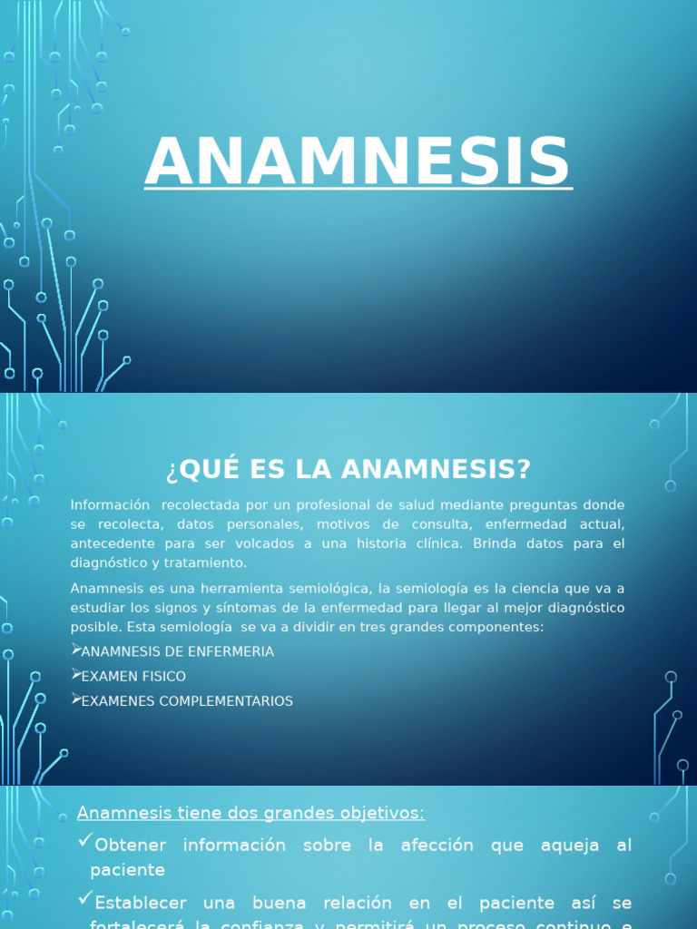 CLASE N 3 Anamnesis y FC | PDF
