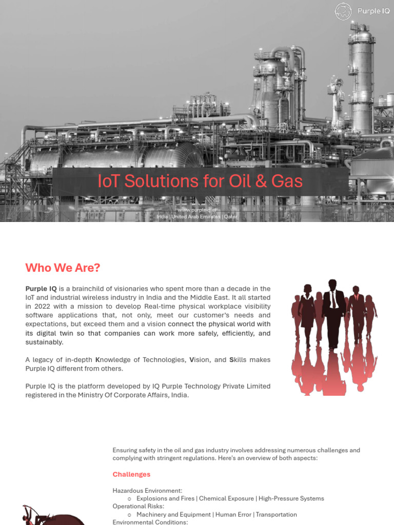 IoT Solutions For Oil & Gas | PDF
