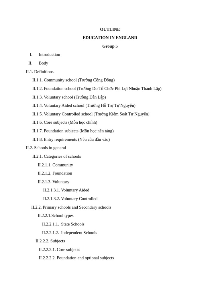 OUTLINE | PDF