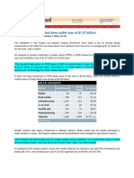 Business Standard - Oct 8, 2008 - PE Investments in Listed Firms Suffer Loss of $1.27 BN - Report