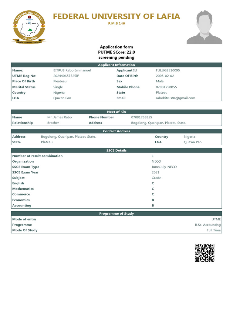 Application Summary | PDF