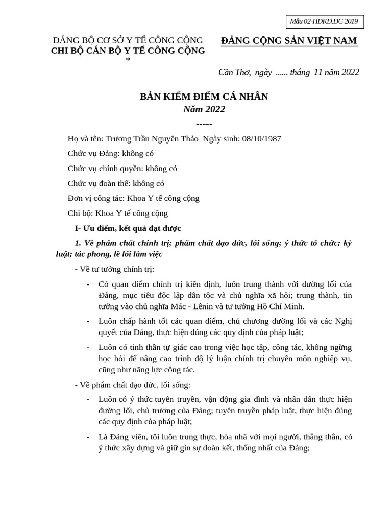 Mau 02b bao cao kiem diem ca nhan cb thuoc dbcs pdf