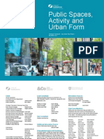 Public Spaces Activity and Urban Form