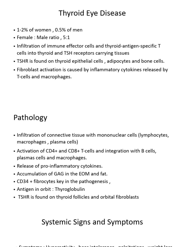 Thyroid Eye Disease | PDF
