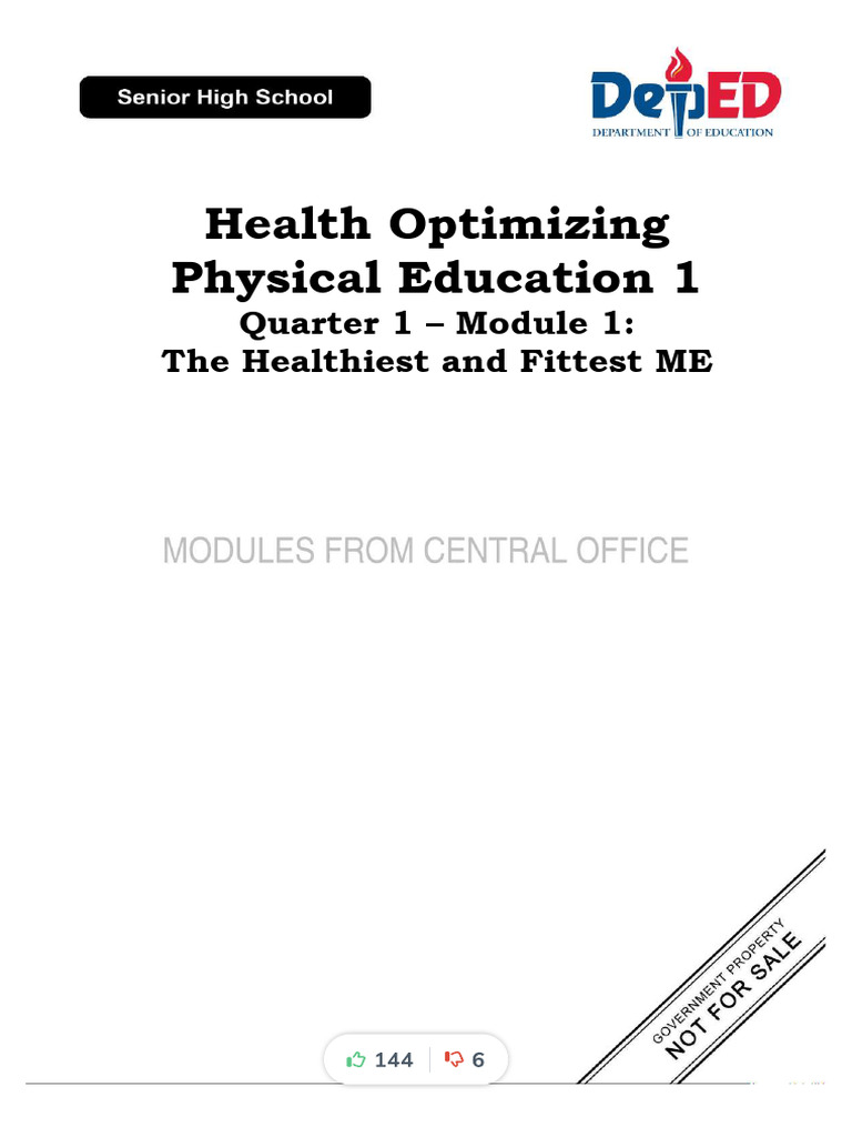 Hope Quarter 1 Module 1 Grade 11 110501 | PDF