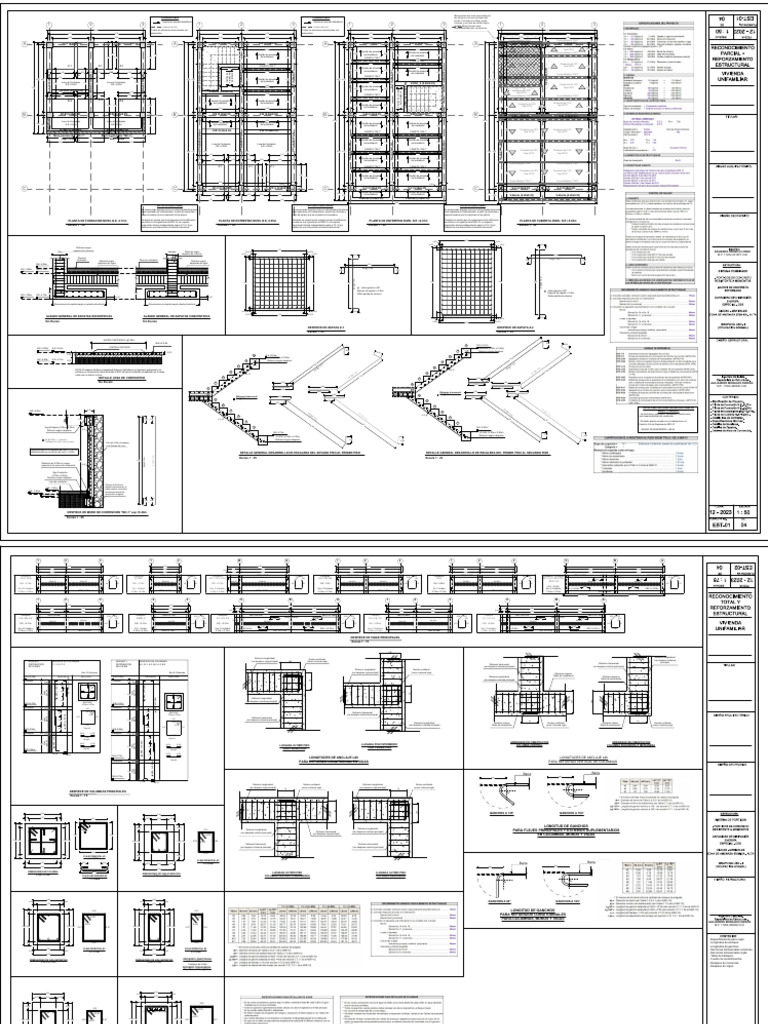Planos Estructurales para Cubicacion | PDF
