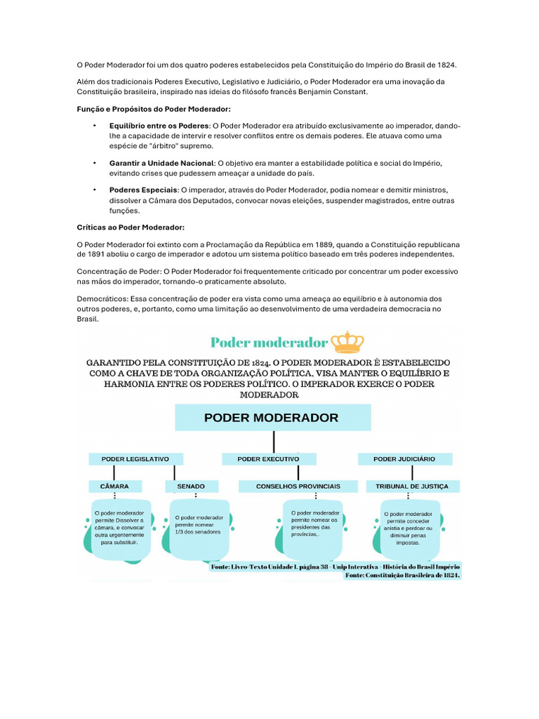 O Poder Moderador | PDF