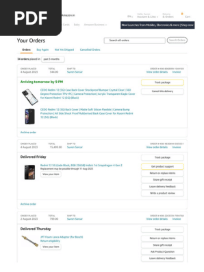 Your Orders- Amazon