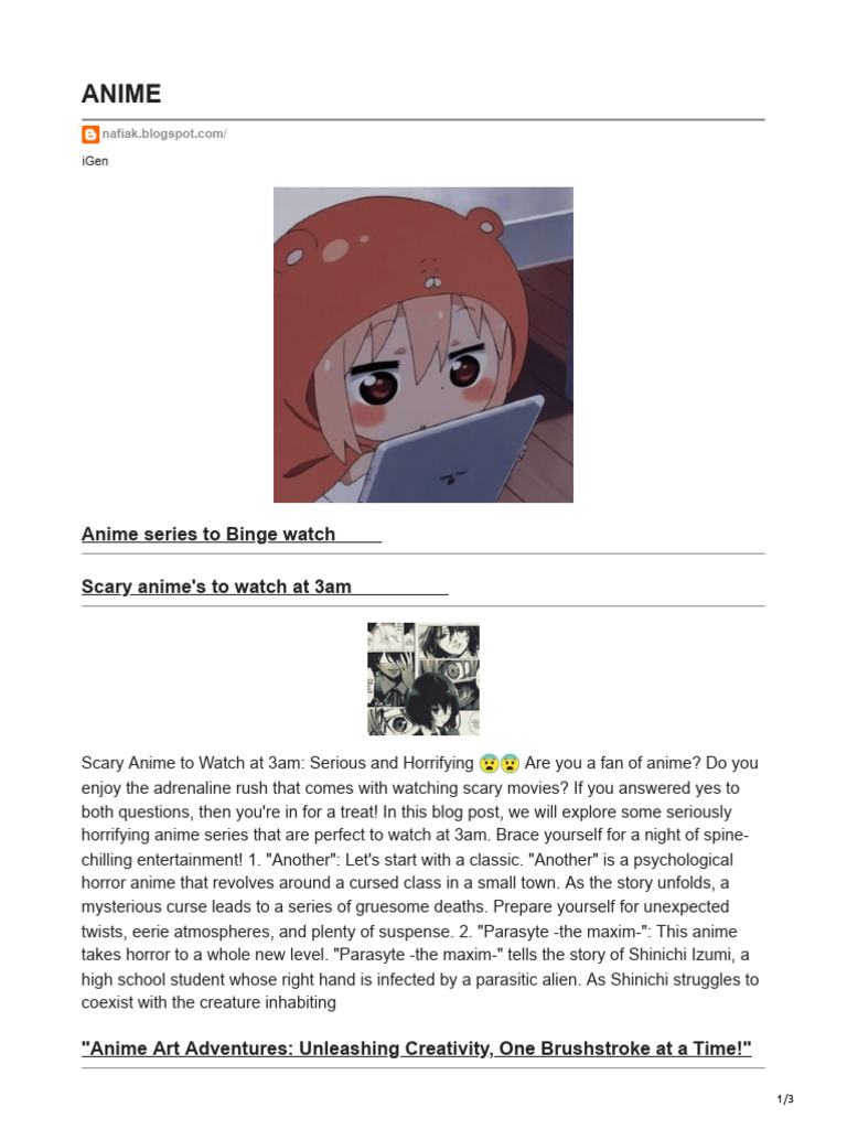 ANIME | PDF