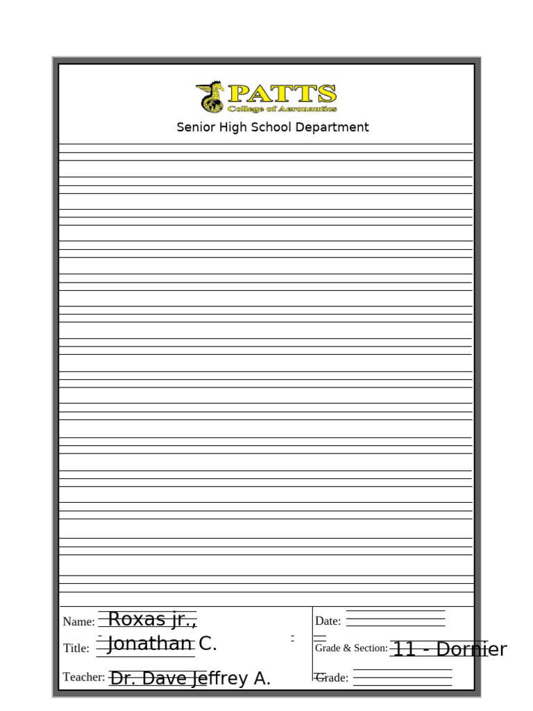 Template (JR) | PDF