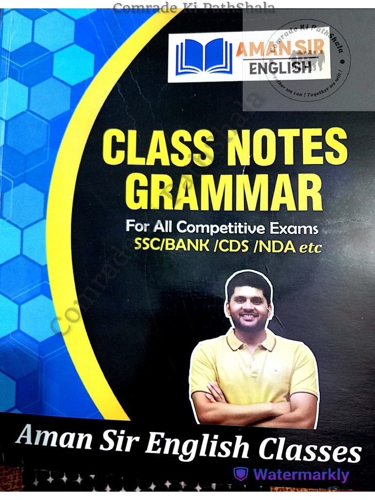 Aman sir english grammar 1 pdf