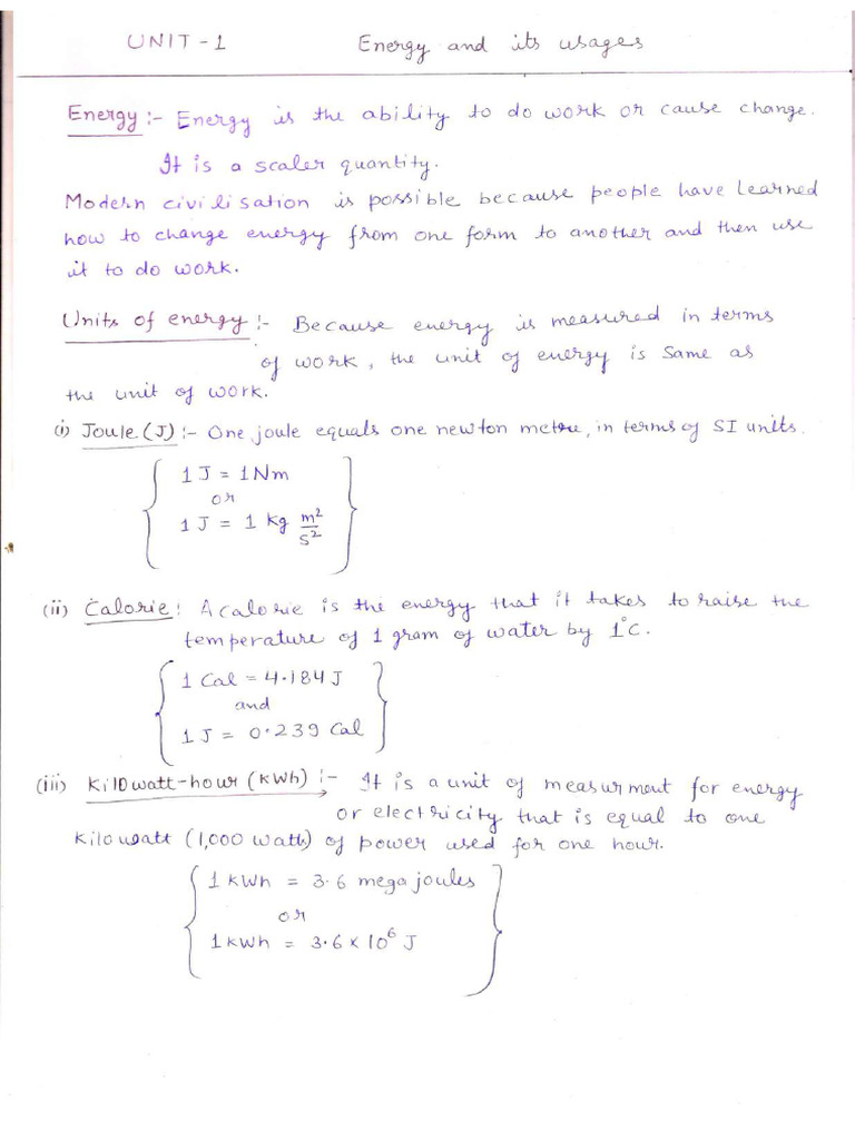 Energy Science Unit 1 One Shot Notes 4a5dbfe1 6758 4cfd 8d6b