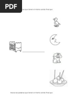 Download Asocia Las Palabras Que Tienen El Mismo Sonido Final Que by Susana Rivas Negri SN77051573 doc pdf