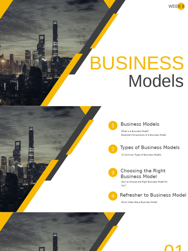 Week 08 Business Models | PDF