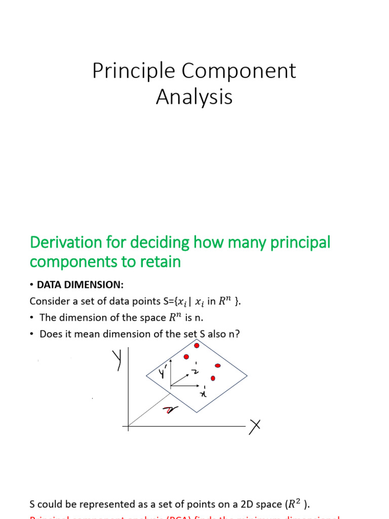 Principle Component Analysis (Half2) | PDF