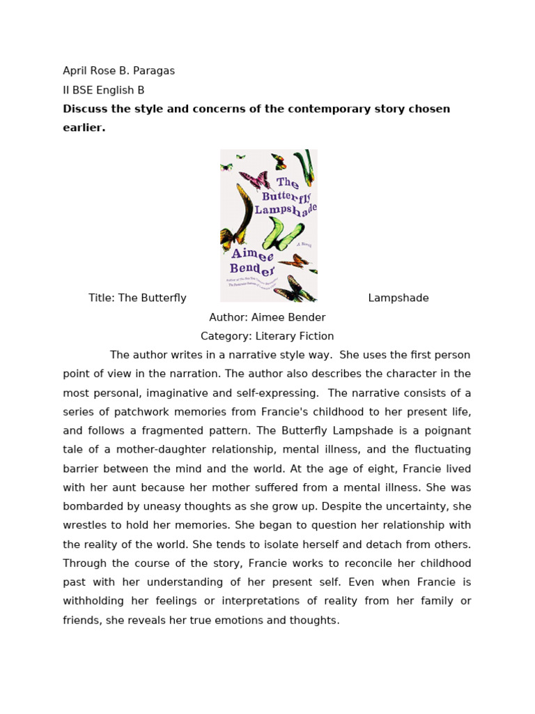 Contemporary Story | PDF
