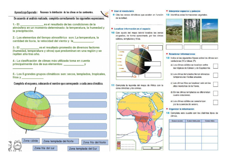 3°cc-Ss - Los Climas Del Mundo | PDF