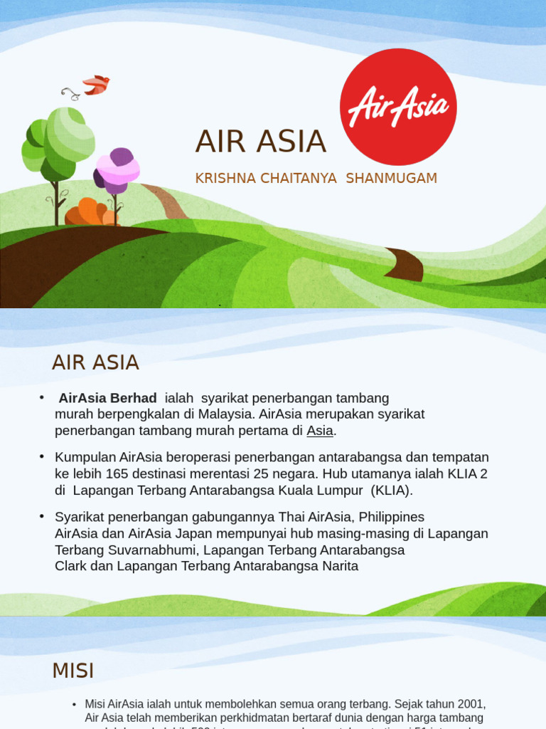 Air Asia Presentation For BM School | PDF