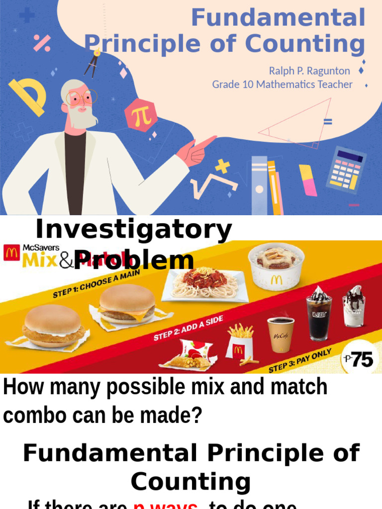 Funadmental Counting Principle | PDF