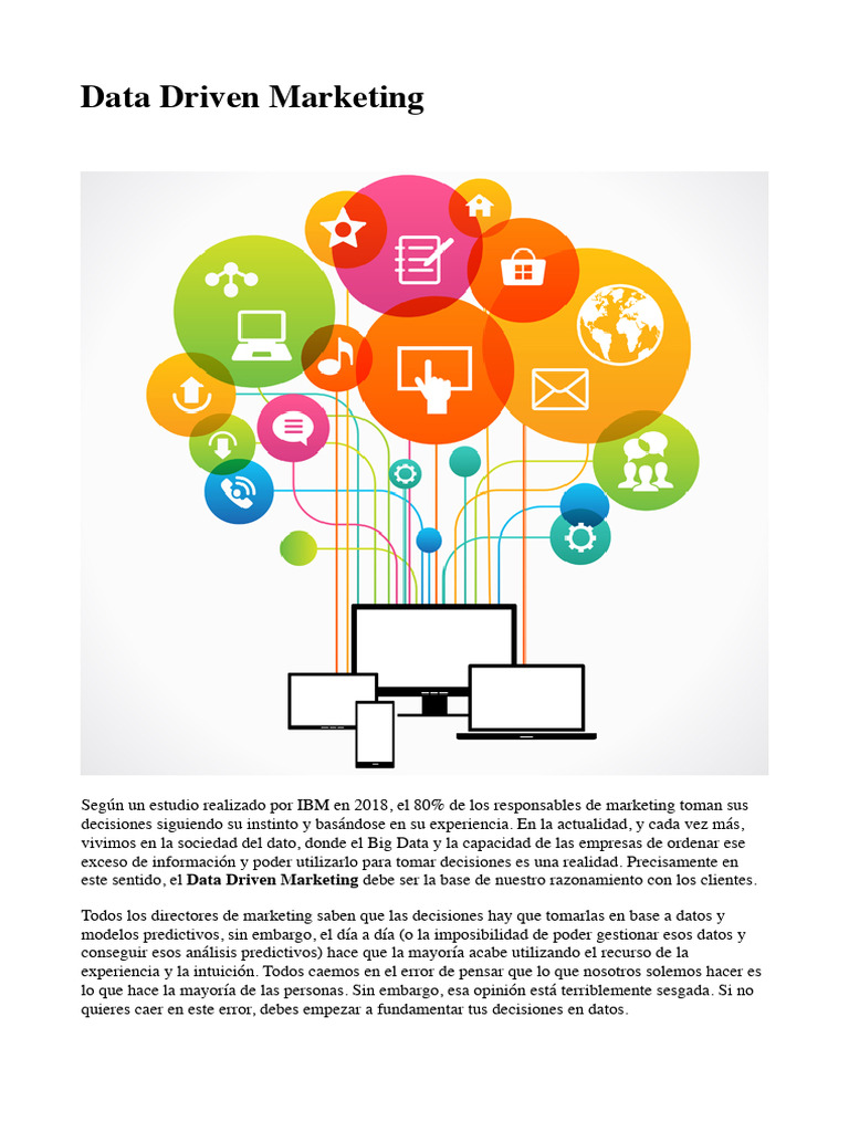Data Driven Marketing: Claves y Beneficios | PDF | Business