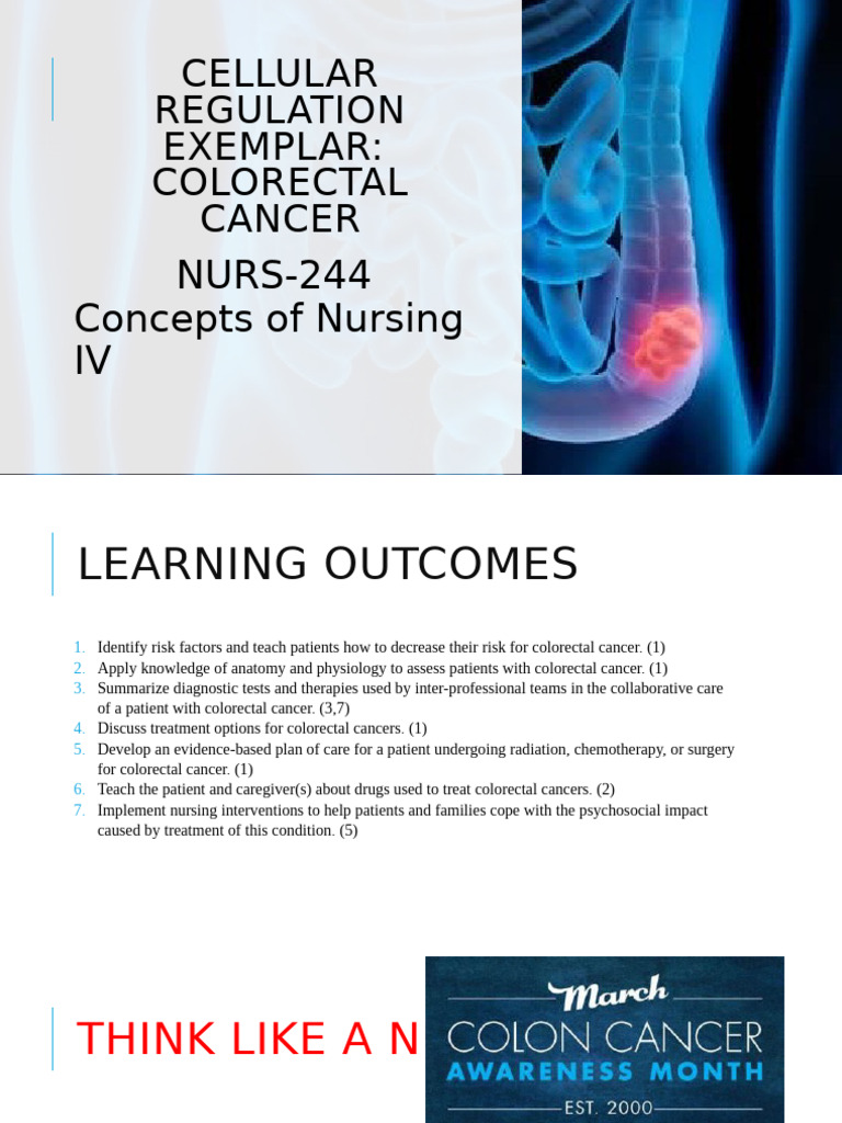 Colorectal Cancer Powerpoint Student Pdf