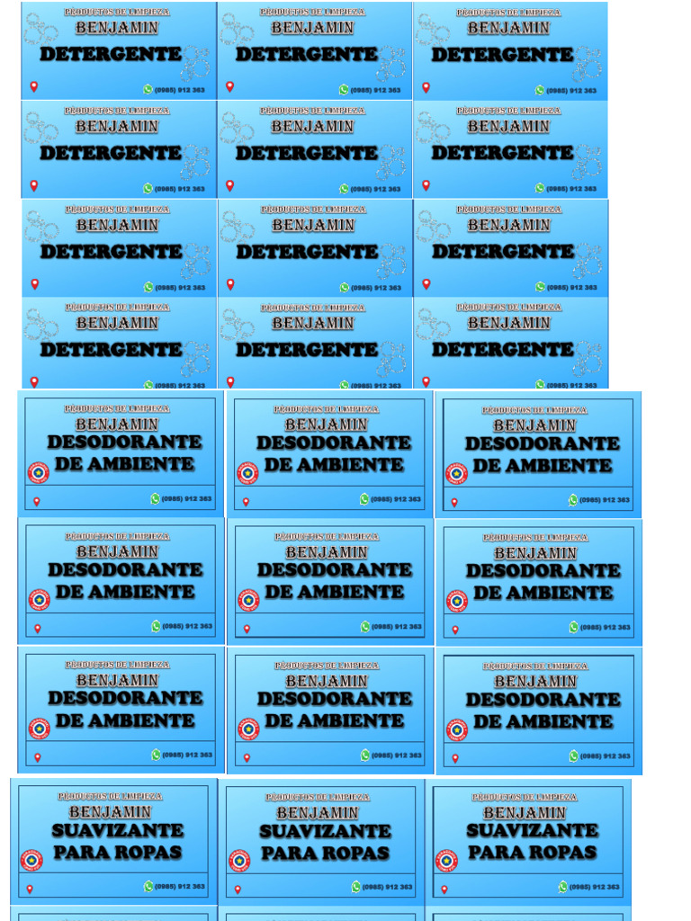 Detergente Detergente Detergente | PDF