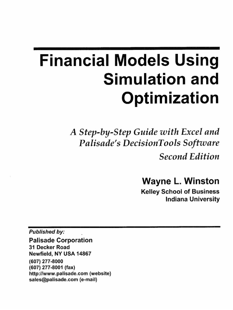 Financial Models de Wayne Wiston | PDF