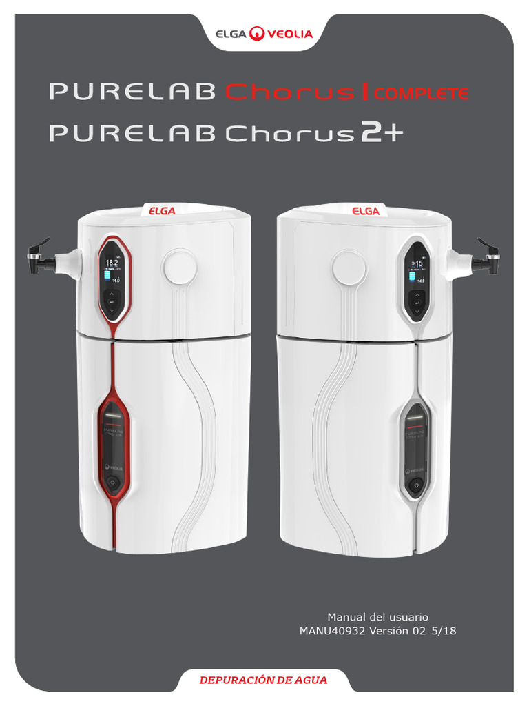 depurador de agua Chorus_1_Complete_and_Chorus_2_OP_Manual_Version_02 ...