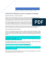 ThaindianNews_Sept 18, 2008_Markets Up After am Assurance, Strong Global Cues