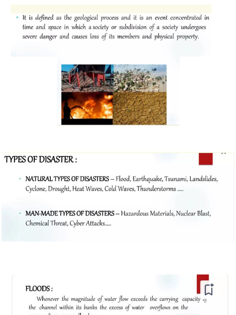 Disaster MSC | PDF