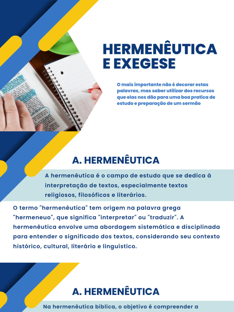 02 - HERMENÊUTICA E EXEGESE | PDF