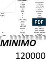 Formulas Excel