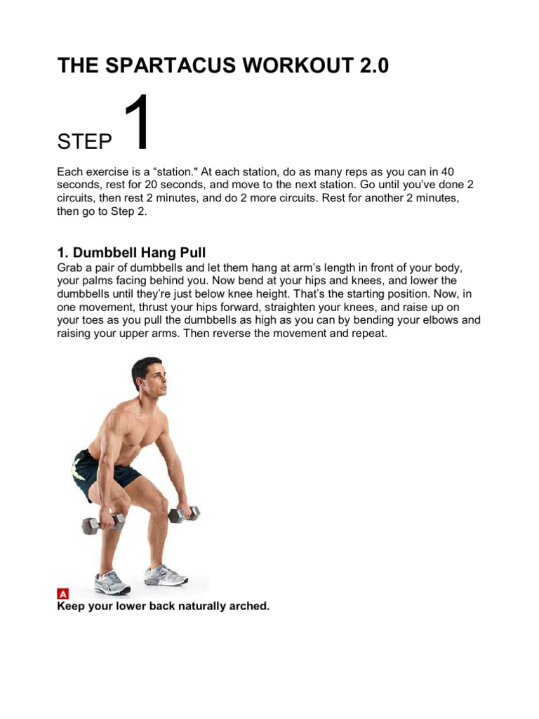 The Spartacus Workout 2.0: A High-Intensity Interval Training Circuit ...