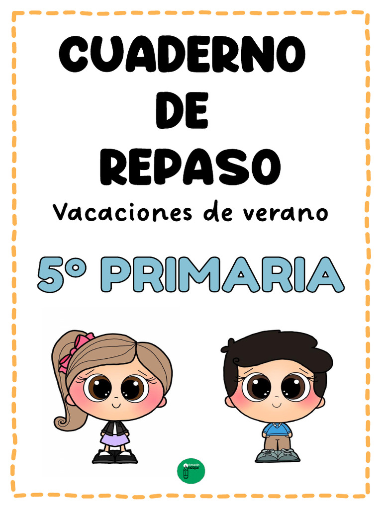 Cuaderno 5o Primaria Vacaciones Pdf