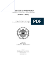 Download Proposal Tesis Implementasi Sistem Pendeteksi Wajah Manusia pada Citra Digital by Setyo Nugroho by Setyo Nugroho SN7706224 doc pdf
