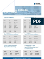 Training Calendar q4