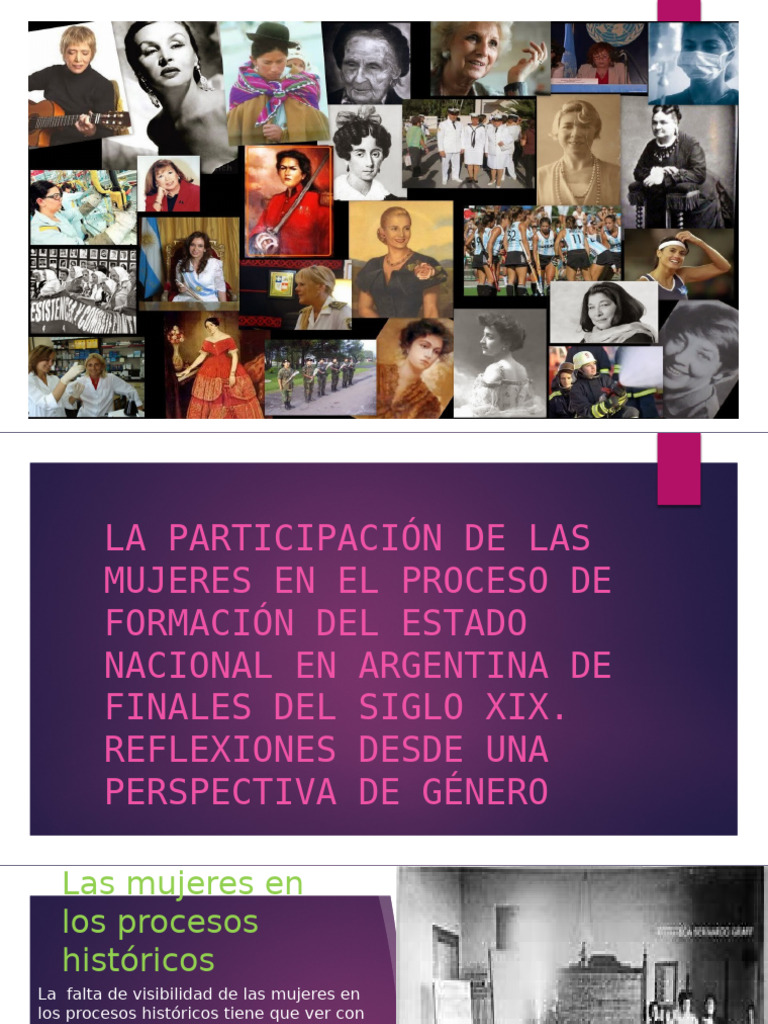 La Participacion de La Mujer en El Siglo XIX | PDF