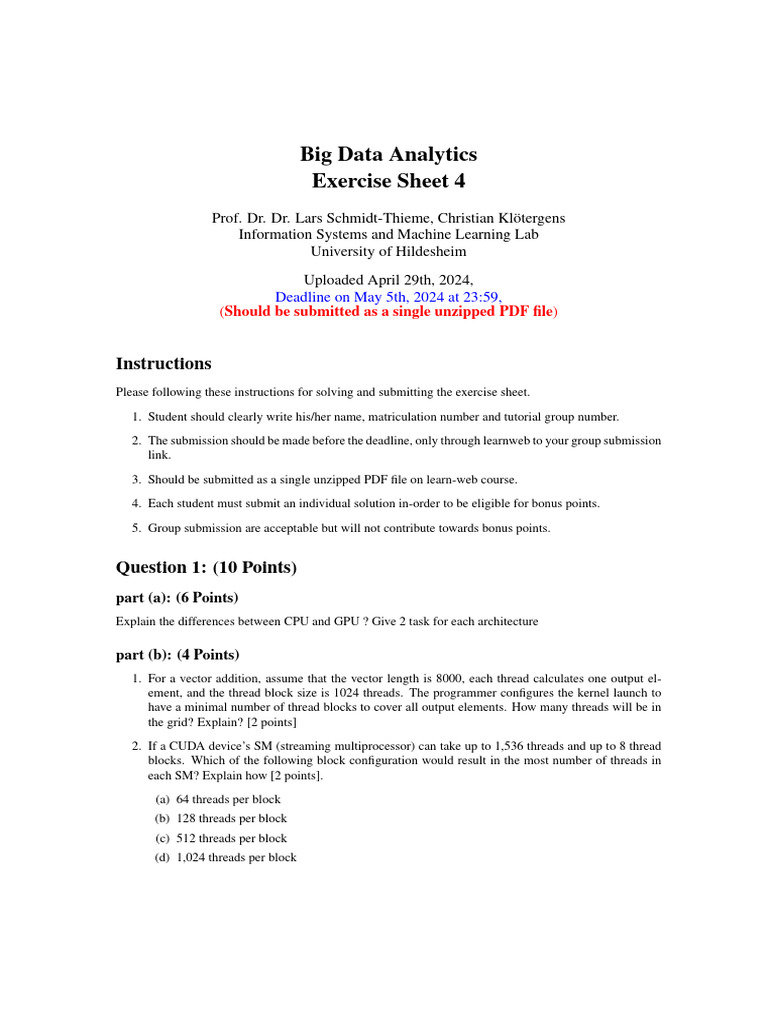 BD Exercise 4 | PDF