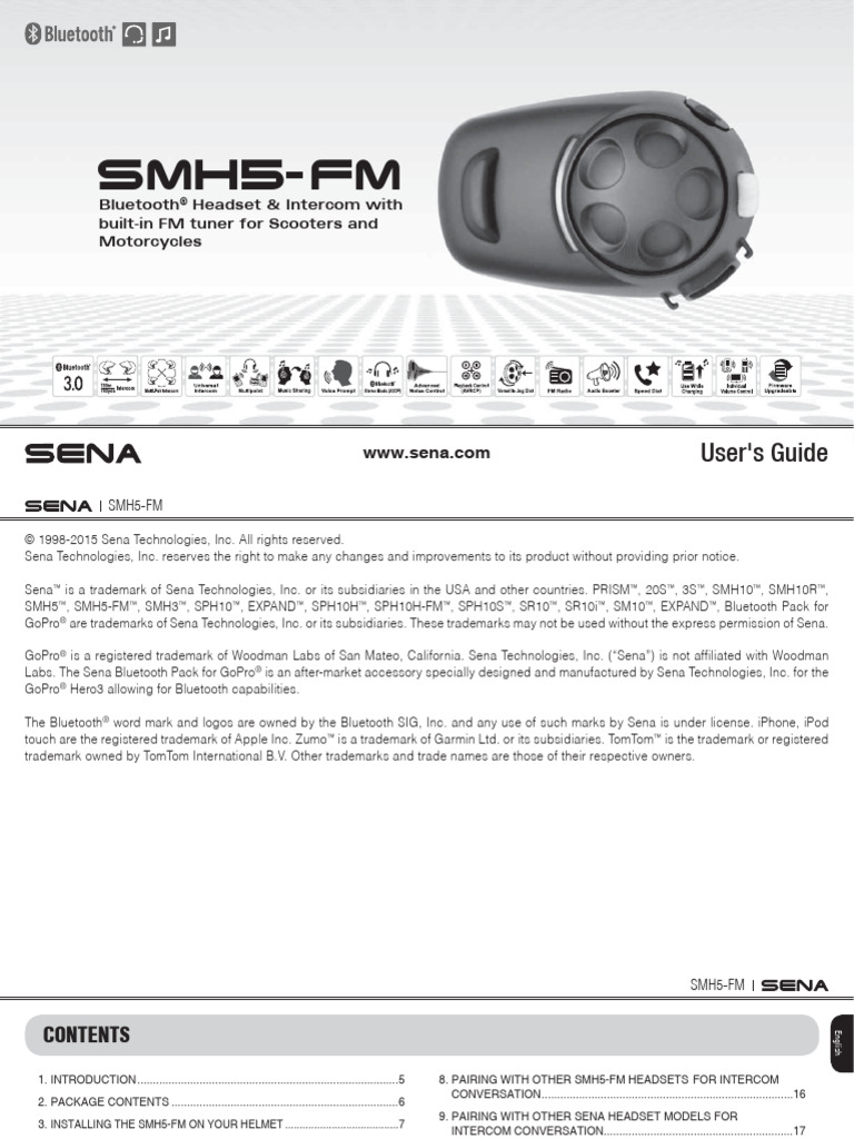 vhbw 2x Batterie compatible avec Sena SMH-5 casque audio, écouteurs