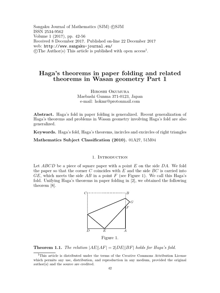 Haga Theorems | PDF