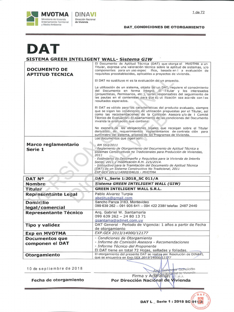 011a Green Limitado Dat | PDF