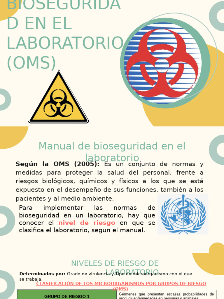 1 Medidas de Bioseguridad en El Laboratorio | PDF