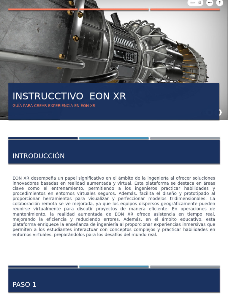 Instrucciones para EON XR | PDF | Realidad aumentada | Informática